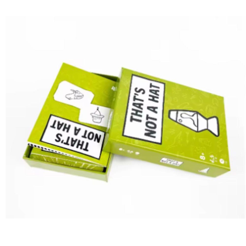 Juego único de juego de fiesta feliz que no es un sombrero, juego de mesa superior con juego de cartas básico extendido, juego d