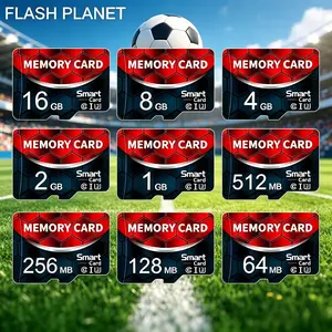 1PC Football Style High Speed C10 SD TF Memory Card Micro SD Card Multi Capacity 64MB 128MB 256MB 512MB 1GB 2GB 4GB 8GB 16GB Flash Card Secure Stable Storage For Sports Camera Phone Tablet Dash Cam Game Console Car Media