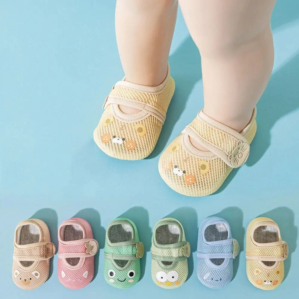 Newborn Baby Cartoon Animals Slip-On Shoes, Anti-Slip Sole Toddler Sizes Winter Footwear with Durable Rubber Sole, Cozy Fleece Prop 65 Safe Indoor Outdoor First Walk Footwear, TikTok Viral Baby Gift