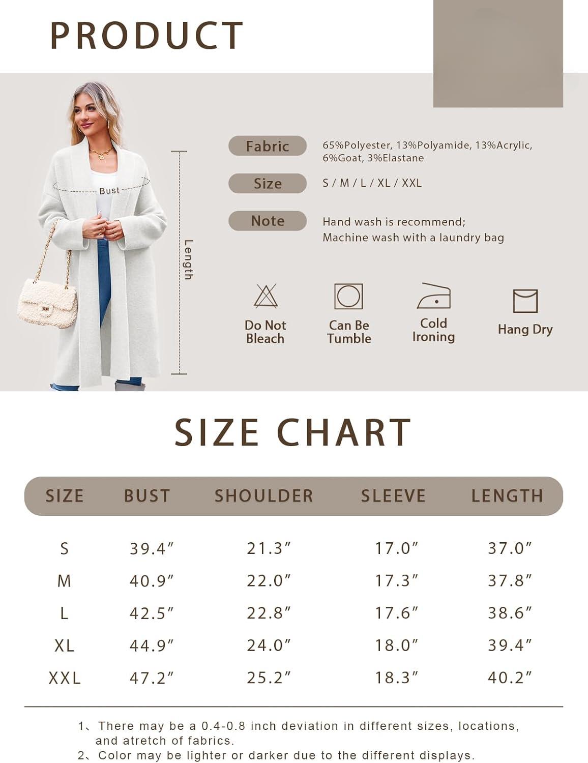 Imily Bela Womens Long Cardigan Sweaters Chunky Open Front Oversized Slouchy Knit Fall Trendy Coatigan Jackets SpringStatements