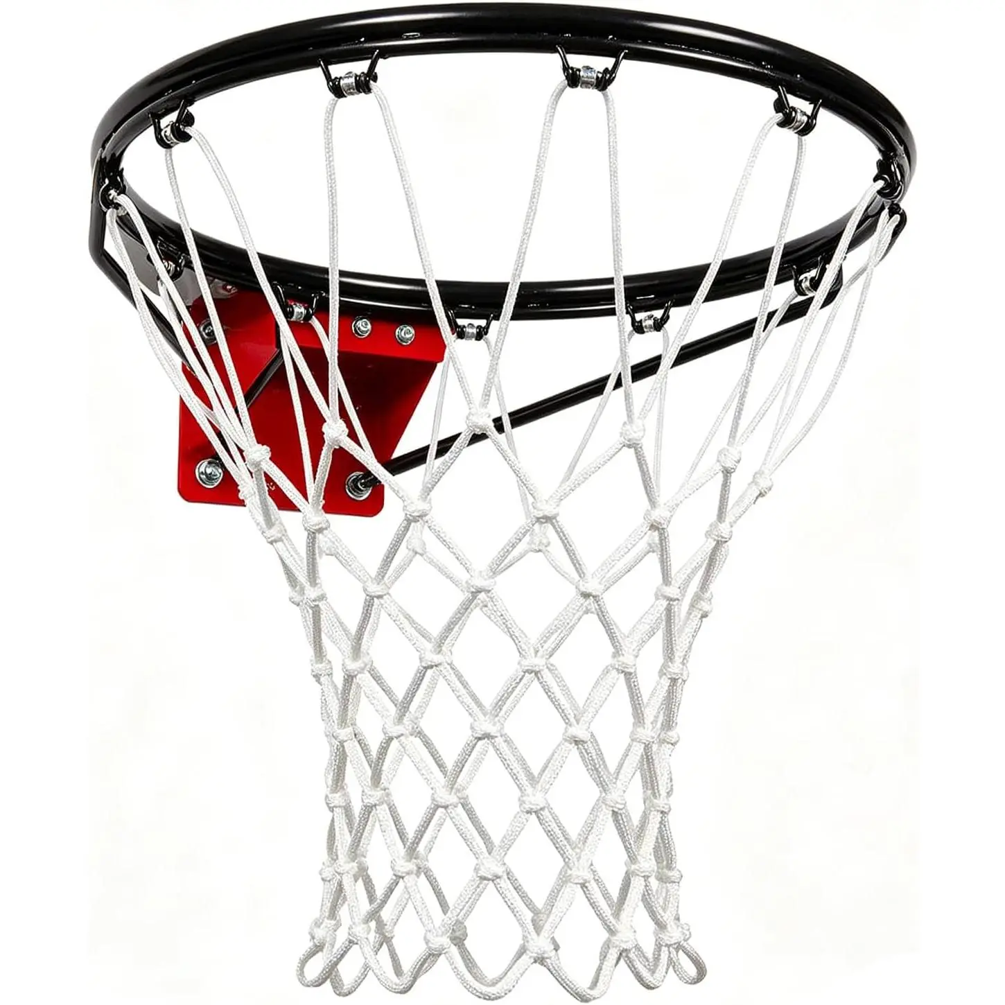 Heavy Duty Basketball Net , 12 Loops  Basketball Hoop Net,  Weather Anti Whip Nets for Indoor or Outdoor, Professional Basketball Accessories