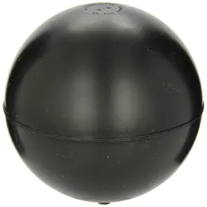 Bob 6" Diameter Spherical Polypropylene Float, 1/4"-20 Female Spud, 61 oz Buoyancy