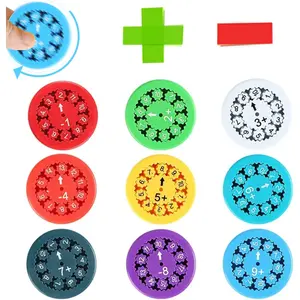 Kids Number Learning Fidget Spinner Toy, Educational Math Sensory Game Toy for Stress Relief & Focus Training
