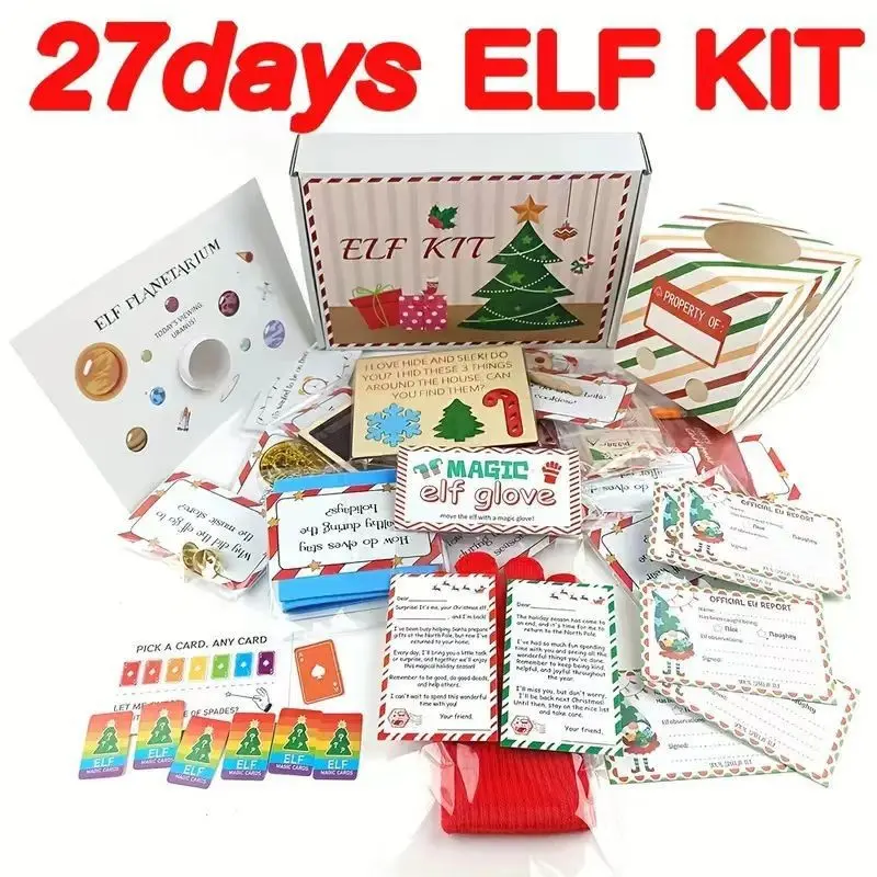 2026 Christmas New Gift Box, 27-Day Blind Box Puzzle, Countdown to Christmas, Cute Toy Decorations, Perfect Holiday Present