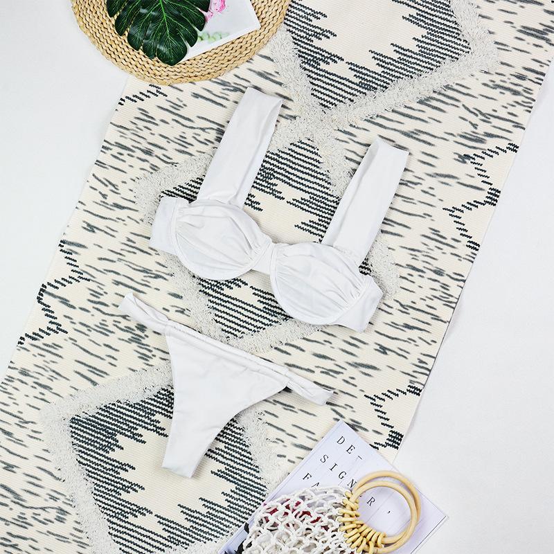 New three-piece bikini set, sexy two-piece women's swimwear, dedicated to bold, beautiful, and unstoppable beach beauties