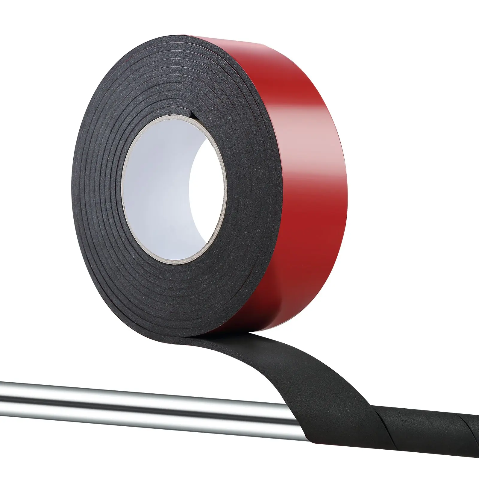 VEVOR Pipe Insulation Wrap, 14 FTx 2-inch Pipe Insulation Foam Tape, Self-Adhesive Water Pipes Insulated Foam Wrap for Winter Freeze Protection, Heat Cold Resistant for Outdoor Indoor Use
