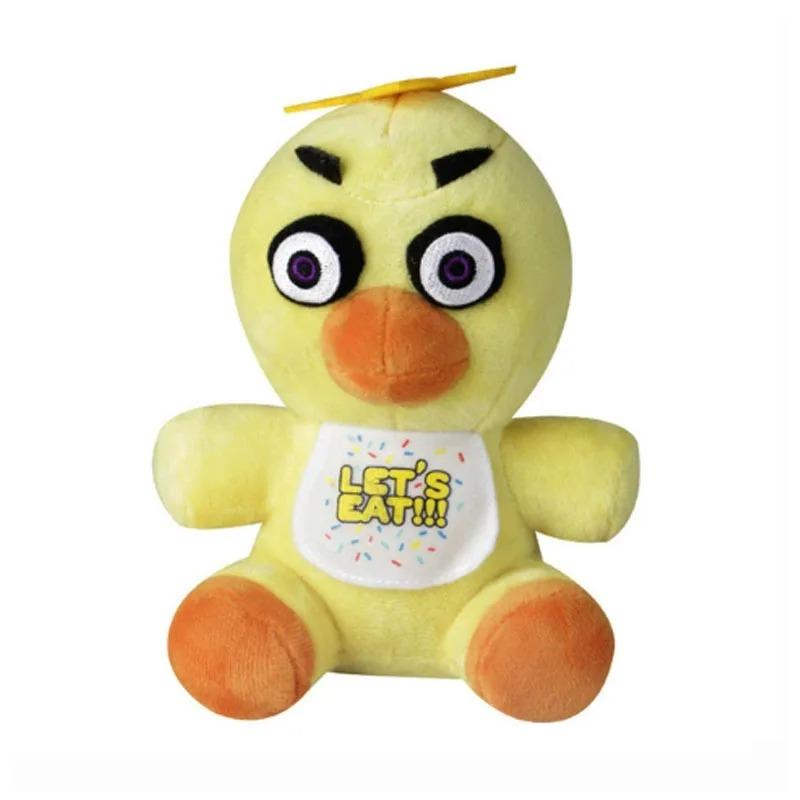 Cute FNAF Plush Dolls 18cm Freddy Bonnie Foxy Cartoon Stuffed Toys Children Birthday Gift