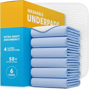 6PK  U.S. Spot Underpad Puppy Training Pads Adult Kids Underpads Incontinence Reusable Bed Pads