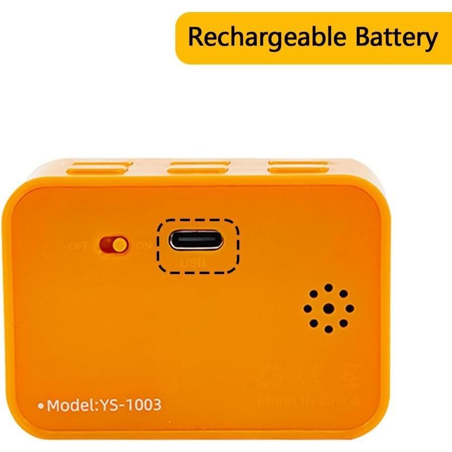 Digital Mini LED Timer, Rechargeable LED Countdown/Up Timer, 3 Pre-Set Memory Time Loud /Off Function, Ideal for Homework, Classroom, Office, Cooking, Students (Blue) Digital Mini LED Timer, Rechargeable LED Countdown/Up Timer, 3 Pre-Set Memory Time Loud /Off Function, Ideal for Homework, Classroom, Office, Cooking, Students (Blue)