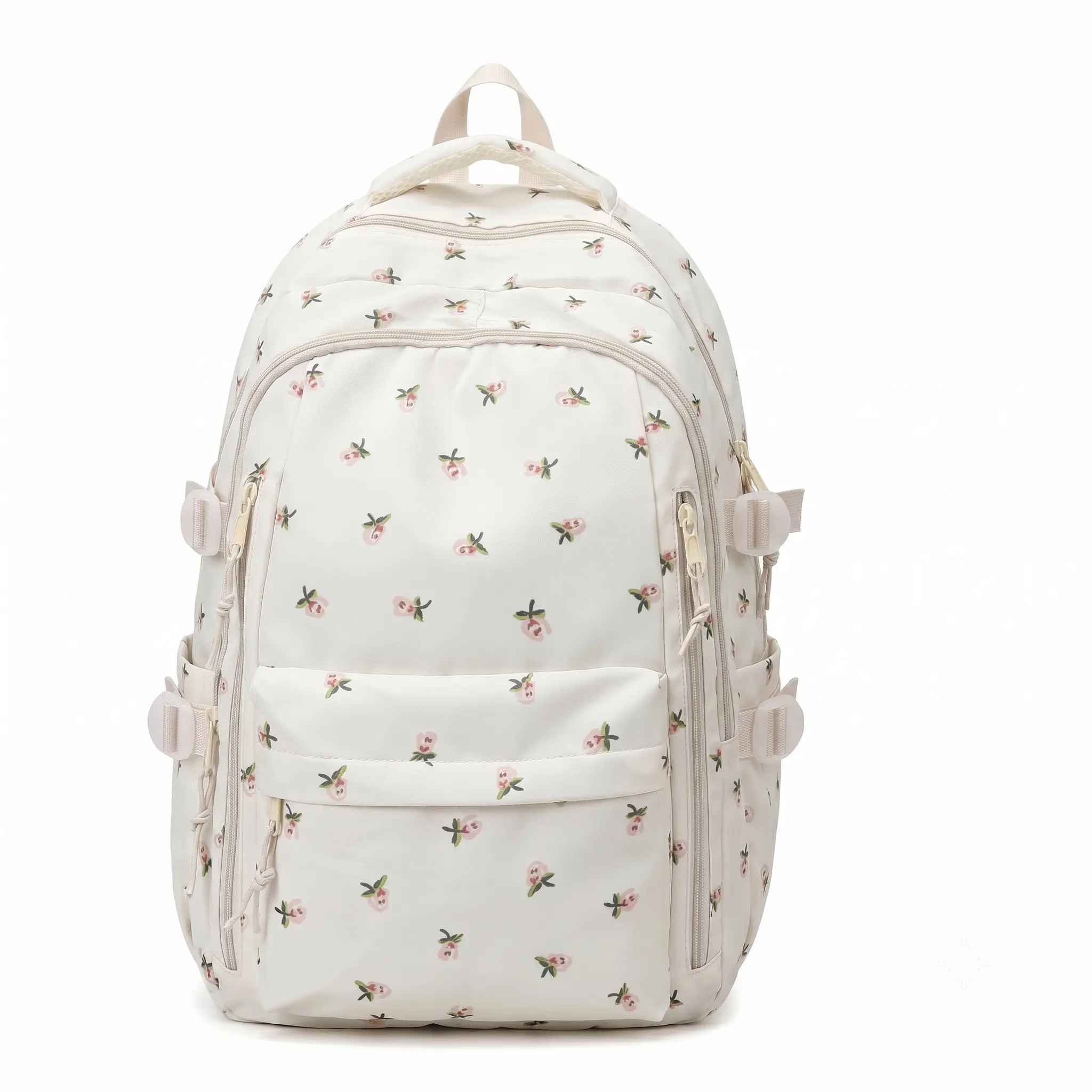 Waterproof Backpack For School Girls Large Capacity 20 35L Nylon Cute Floral Sweet Unisex 10 Inch Laptop Bag Everyday Essential