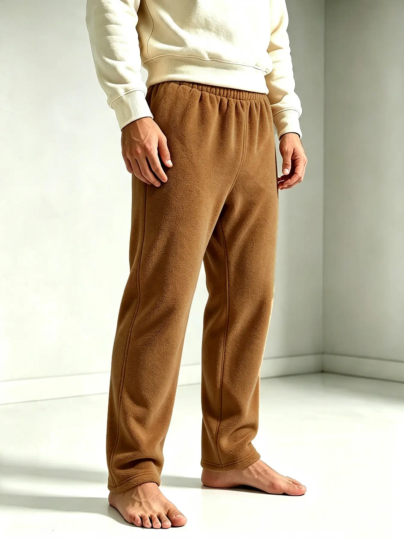 Fleece Lounge Pants, Sports Sweatpants, Soft Cozy Casual Home & Jogging Trousers, Romantic Gift for Anniversary Birthday Holiday