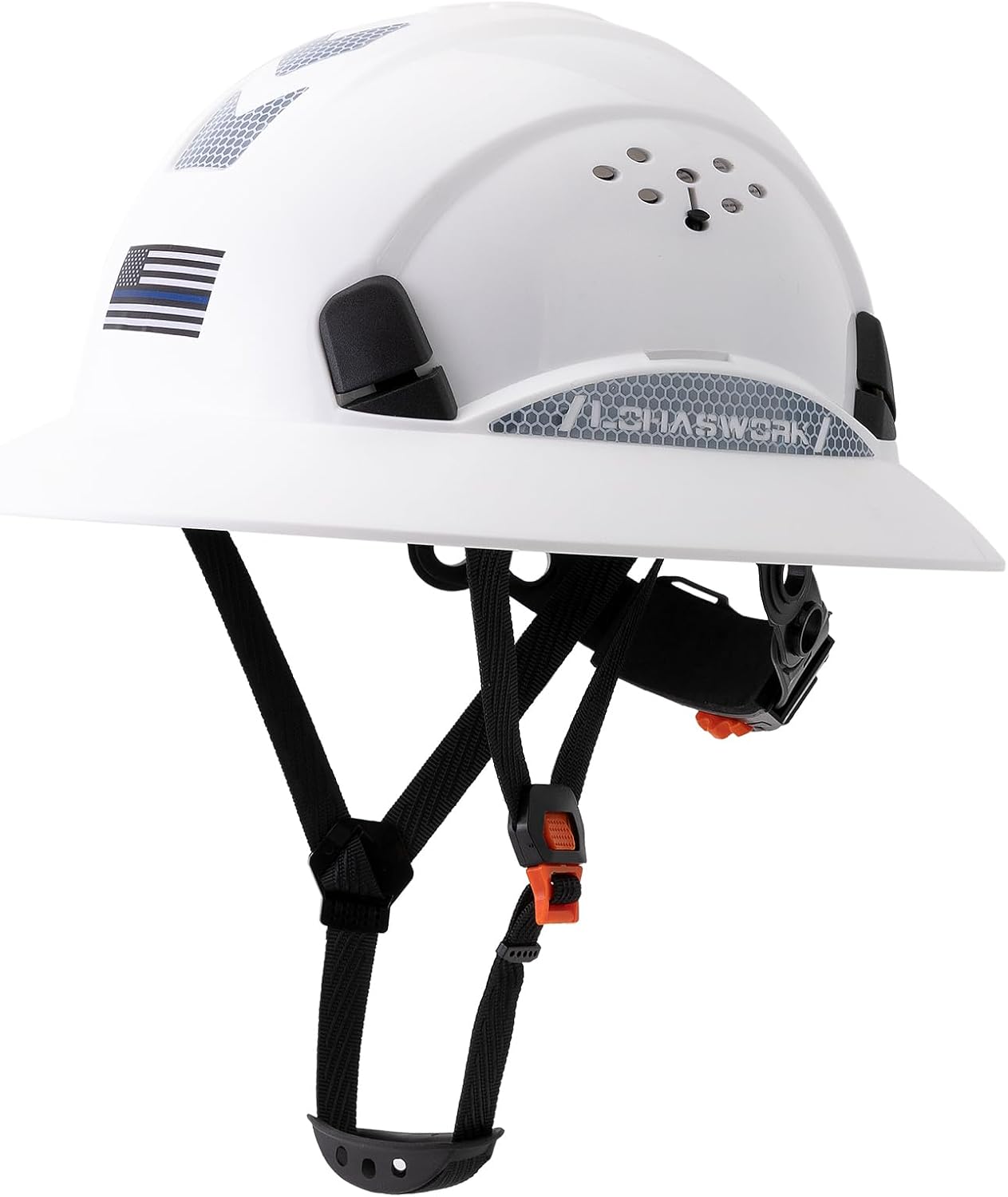 Full Brim Hard Hat Vented Hard Hat Cascos De Construccion Adjustable Cool Vent Work Hard Hat for Men Women with Reflective Stickers Full Brim Hard Hat Vented Hard Hat Cascos De Construccion Adjustable Cool Vent Work Hard Hat for Men Women with Reflective Stickers