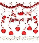 20Pack Valentine's Day Cake Stencil Templates Decoration, Reusable Valentine's Day Cake Cookies Baking Painting Mold Tools, Dessert, Coffee Decorating Molds Cappuccino Mousse Hot Chocolate