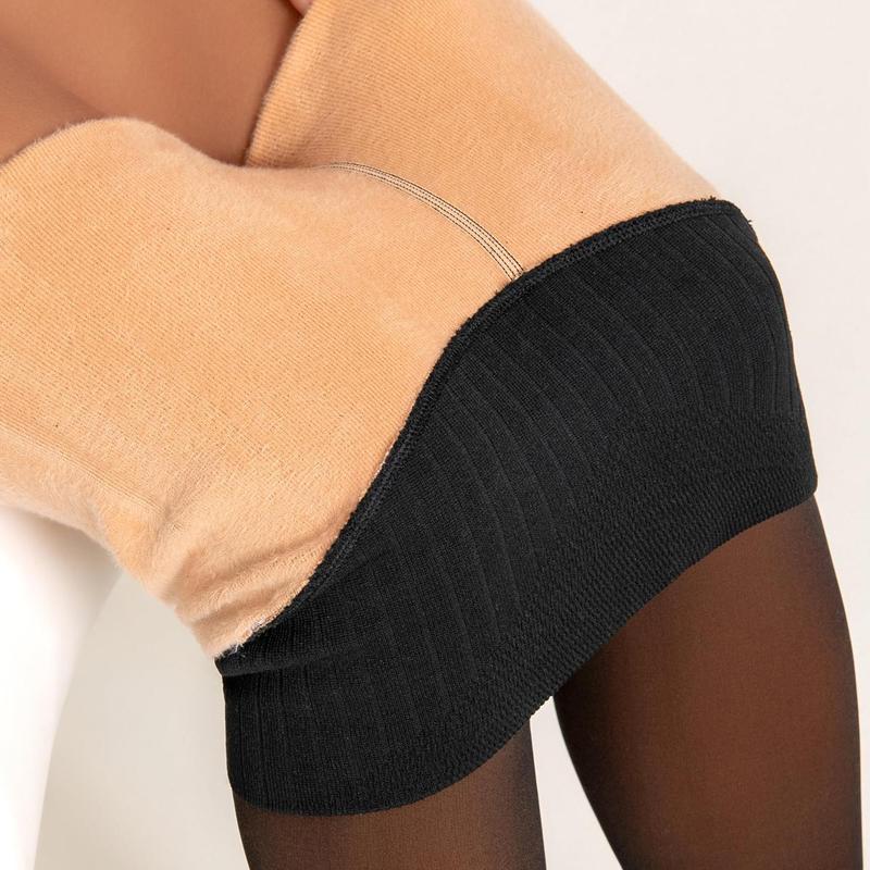 KatchMe Women's Minimalist High Waist Seamless Stretchy Fleece Tights Pantyhose,Versatile Pantyhose for Daily Wear Outdoor, Streetwear Outfits KatchMe Women's Minimalist High Waist Seamless Stretchy Fleece Tights Pantyhose,Versatile Pantyhose for Daily Wear Outdoor, Streetwear Outfits