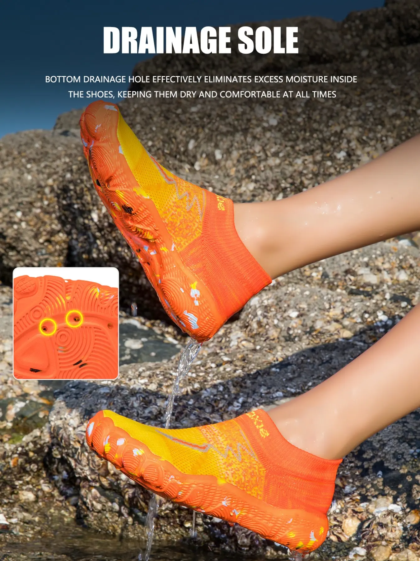 Unisex Slip-On Hiking Shoes, Breathable Sporty Design, Lightweight PVC Sole, Ideal for Outdoor Activities, Durable & Comfortable