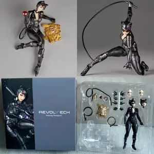 Arkahm Factory Max Factory Revoltech Yamaguchi Catwoman Figuras Ko Model Action Figure Customized Birthday Gift Toy