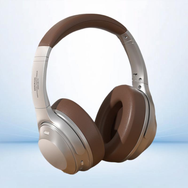 Retro Style Over-Ear Bluetooth Headphones with Bluetooth 6.0 Ultra Long Battery Life