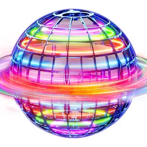 Flying Orb Ball (Blue, 2026 Upgraded) with Dazzling Lights, Magic Hover Spinner, Cool Boomerang Drone, Floating Cosmic Globe, Kids Toys Gifts for 6 7 8 9 10 Year Old Boys Girlsfidget toys