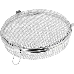 Multi purpose 304 stainless steel barbecue cage, barbecue mesh, air fryer, popcorn oven, multi-purpose cage