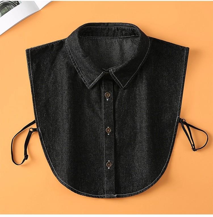 Men's and women's denim false collars are simple and versatile, making them a must-have for layering. They are suitable for various occasions such as daily life and the workplace.