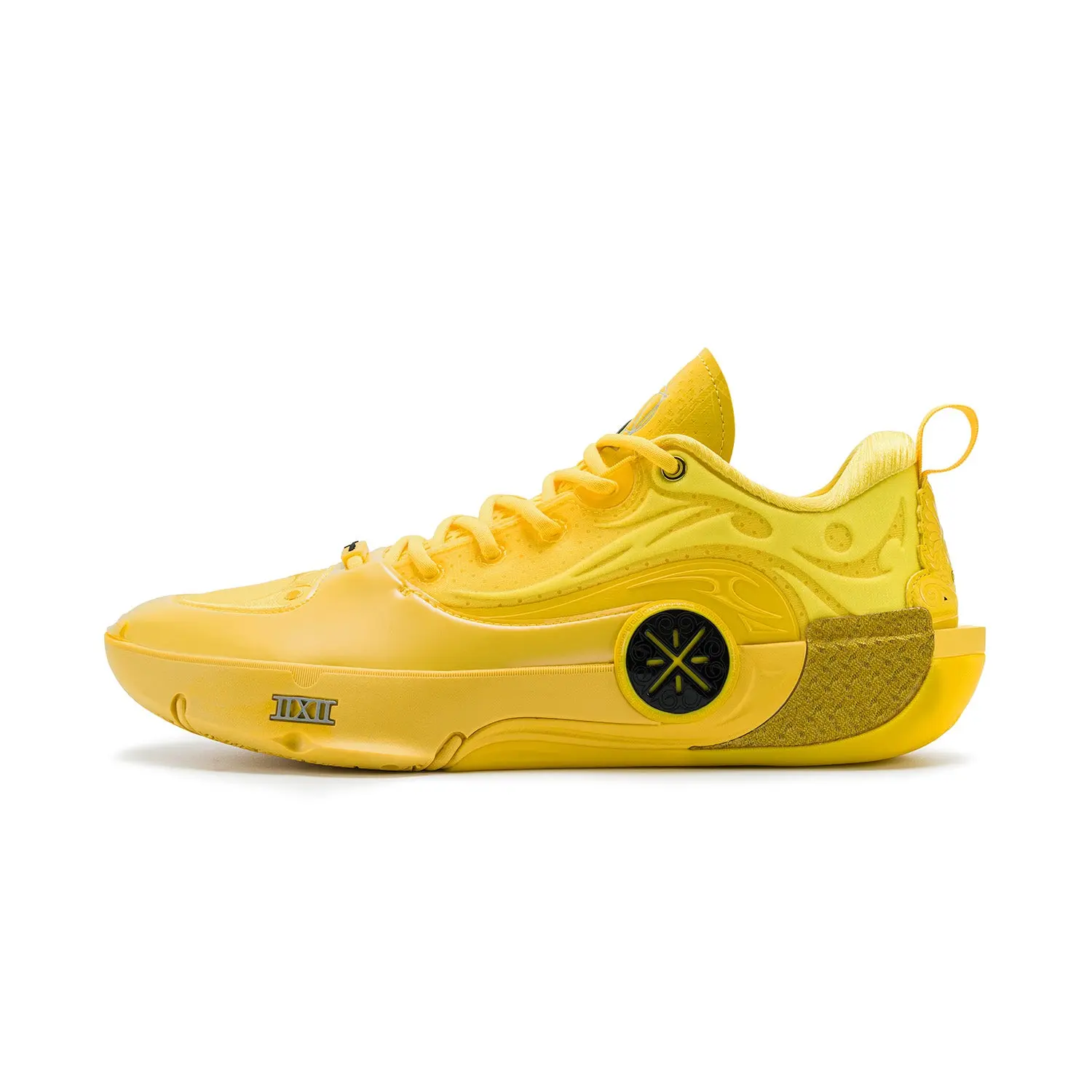 Way of Wade 12 "Lemon" Pro Basketball Shoes, Lightweight Mixed Textiles with a High Response Carbon Plate and Lace-up Fit