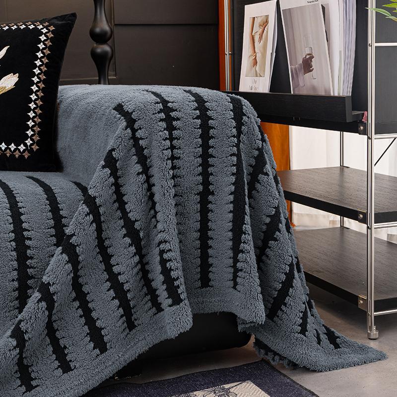 Plush Sofa Cover, Soft Comfortable Couch Protector and Sofa Towel for Living Room, Bedroom, Hotel or Dormitory, Sofa Slipcover for Hmoe Decor