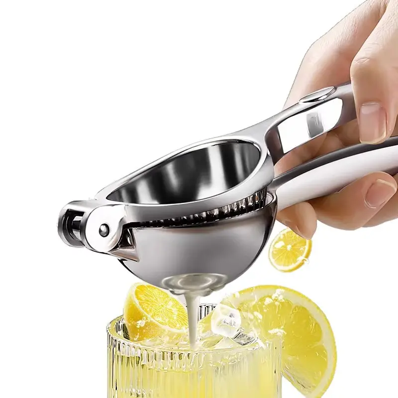 Manual Ceramic Body Lemon Squeezer, Multi-Functional Fruit Press for Lime, Orange, Pomegranate Juice Extraction (Indoor Leisure Equipment), Lemon Squeezers, Manual Press