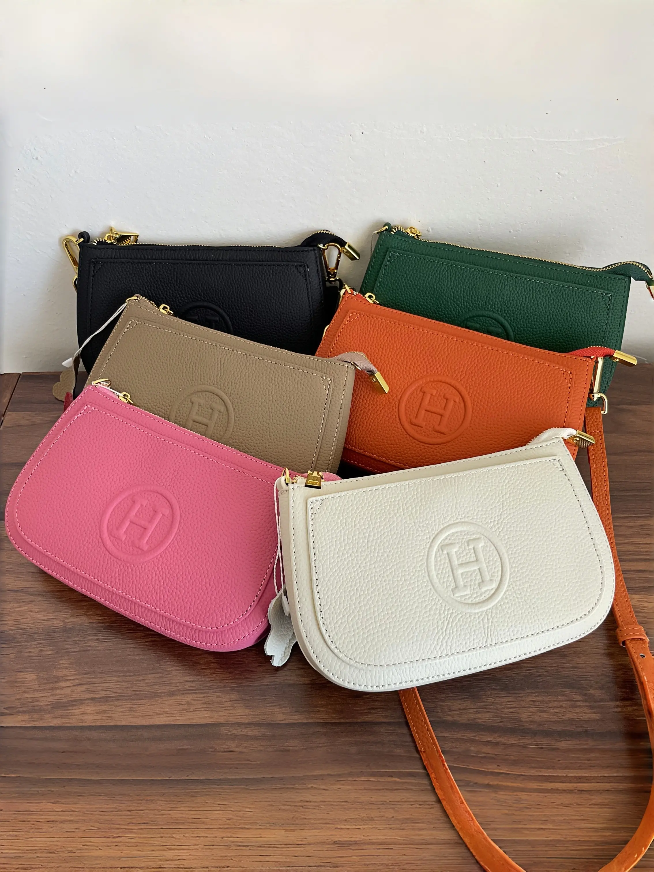 New High-End Underarm Bag, Top Layer Cowhide Shoulder Crossbody Bag, Fashion Women's Phone Bag, Stylish Handbag, Crossbody Leather