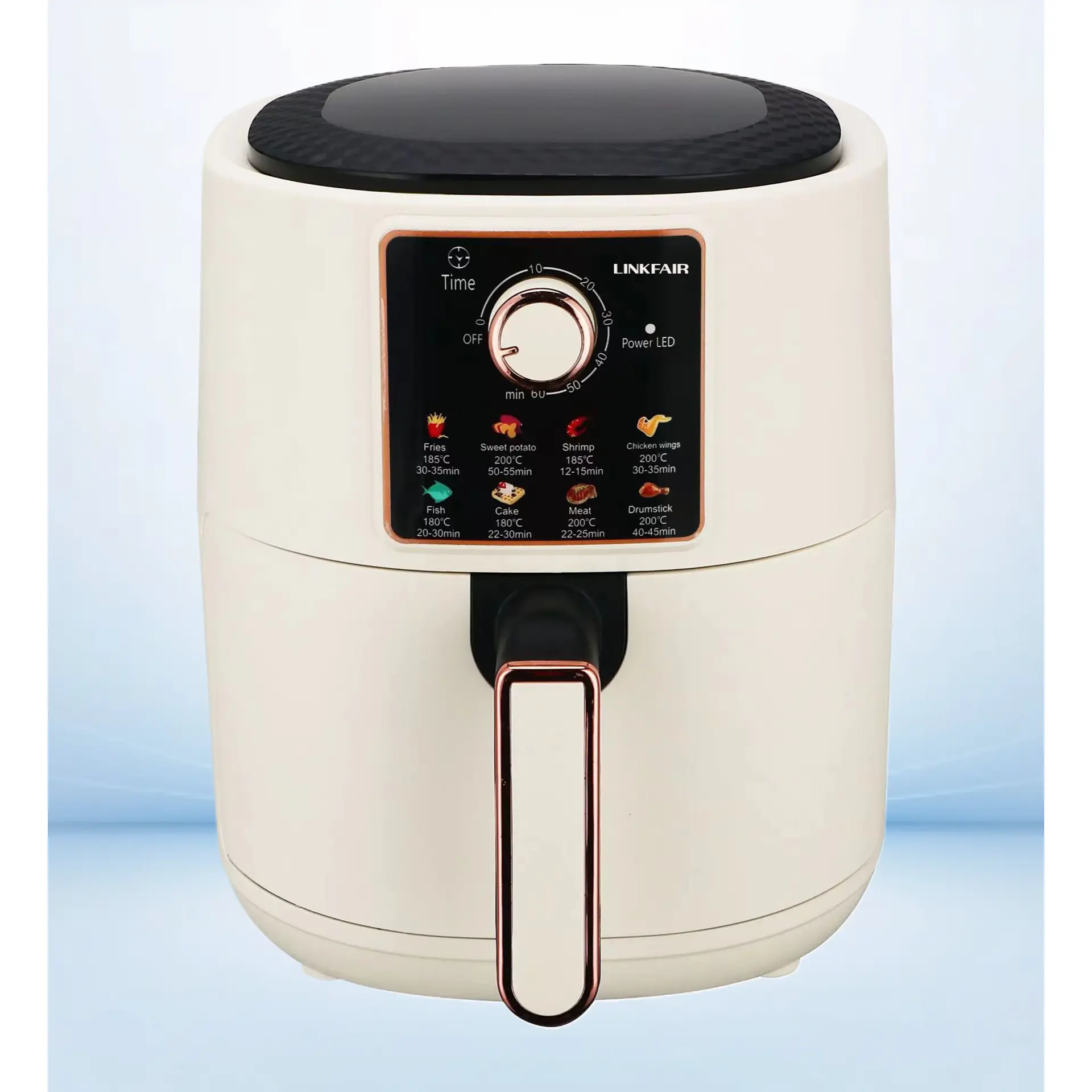 4L Household Multifunctional Air Fryer Oven Three-Dimensional Heating Oil-Free Cooking Fries Maker for Home Use