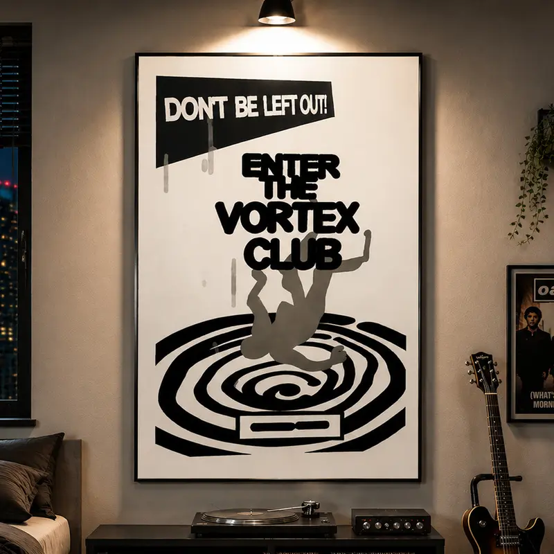 Life Is Strange Vortex Club Wall Art, LIS Game Poster, Indie Video Game Print, Gaming Room Wall Decor, Aesthetic Game Artwork, Retro Gaming Print, Bedroom Dorm Gamer Room Decor, Video Game Fan Gift, Collector Wall Art, Modern Gaming Room Decor