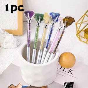 Natural Stone Ballpoint Pen, Raw Stone Ballpoint Pen, Smooth Writing Ballpoint Pen, Stationery & Office Business Gifts