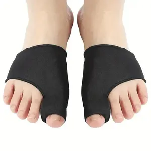 1 Pair Enhanced Orthotic Foot Sleeves, Lycra Big Toe Spreader, Foot Care Kit, Hallux Valgus Corrector, Foot Pad Sleeve