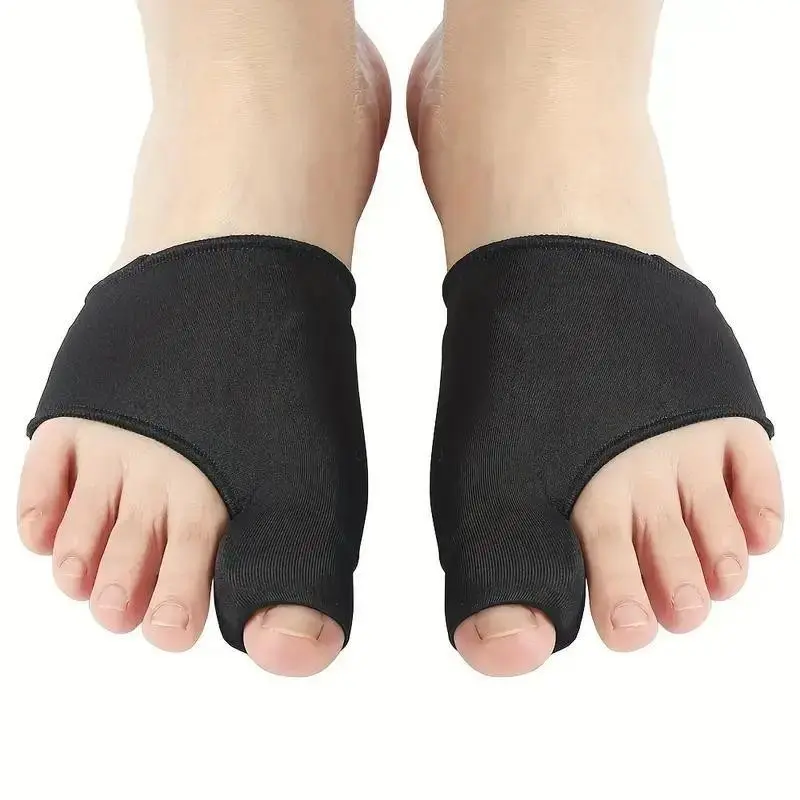 1 Pair Enhanced Orthotic Foot Sleeves, Lycra Big Toe Spreader, Foot Care Kit, Hallux Valgus Corrector, Foot Pad Sleeve, Foot Relief, Correction