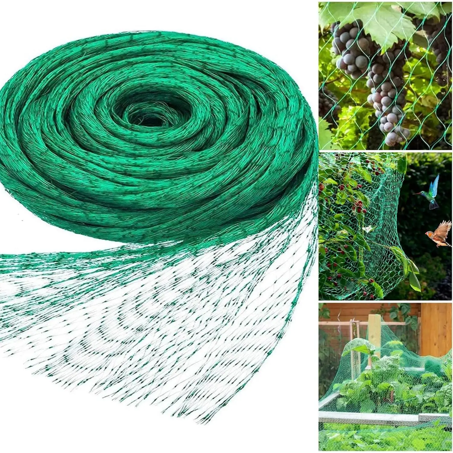 Bird Netting for Garden (13ft x 36ft) Garden Netting Pest Barrier,Cicada Netting Protect Fruit Trees Blueberry Bushes Vegetable Plant,Plastic Net for Garden Against Birds, Deer,Squirrels