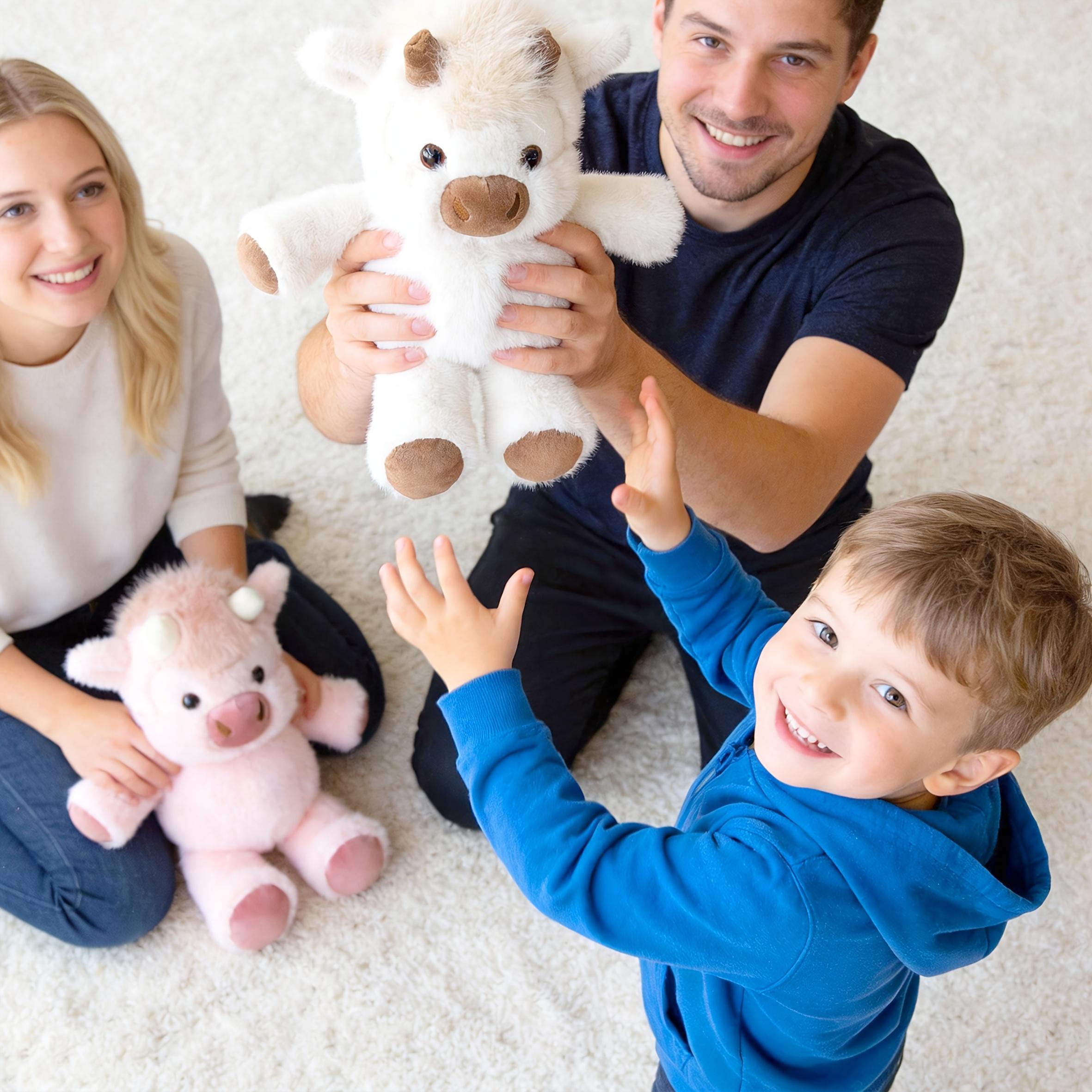 Sugodi Cute Plush Cow Doll – Soft Stuffed Toy for Kids, Adorable Calf Plush, Perfect Children's Day & Holiday Gift for Children