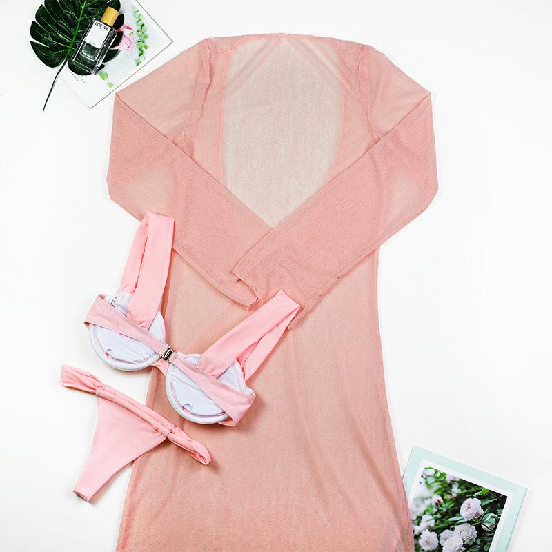 New three-piece bikini set, sexy two-piece women's swimwear, dedicated to bold, beautiful, and unstoppable beach beauties