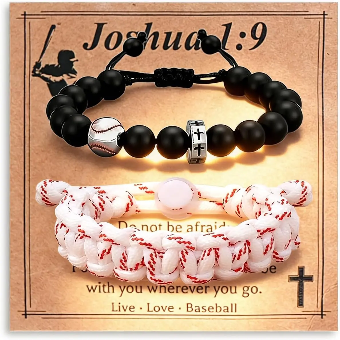 Baseball Bracelet Adjustable Braided Baseball Bracelets Gifts for Players Team Fan  Baseball  Stuff Accessories
