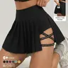 【Biack Friday】Women's Pleated Skirt Pants with Hidden Pockets, Fake Two-Piece Tennis Short Skirt, Gym Workout Outdoor Golf Casual Sport Academy Style Workout Skirts