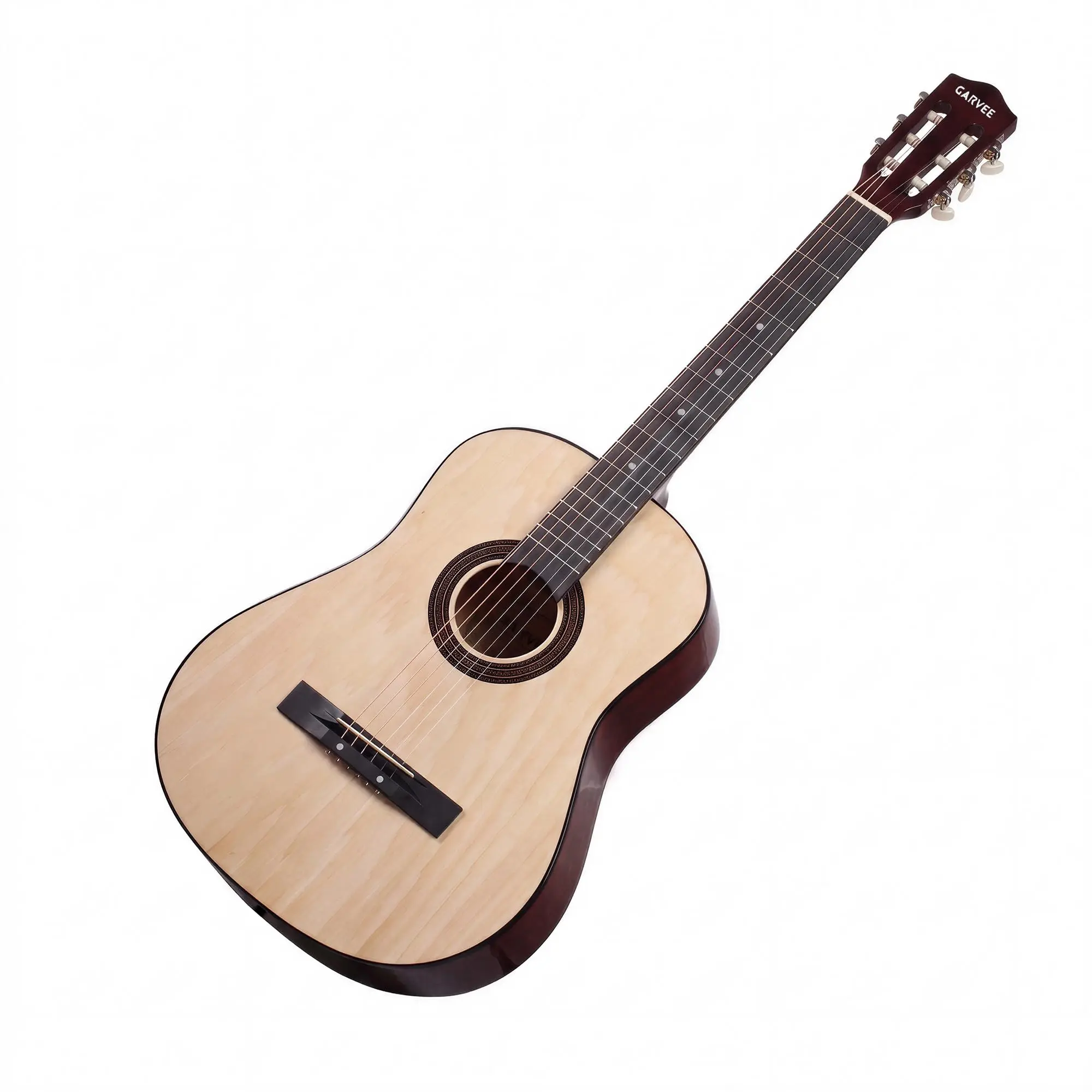 Garvee 38-Inch Acoustic Guitar Kit, Folk Guitar for Beginners (Natural)