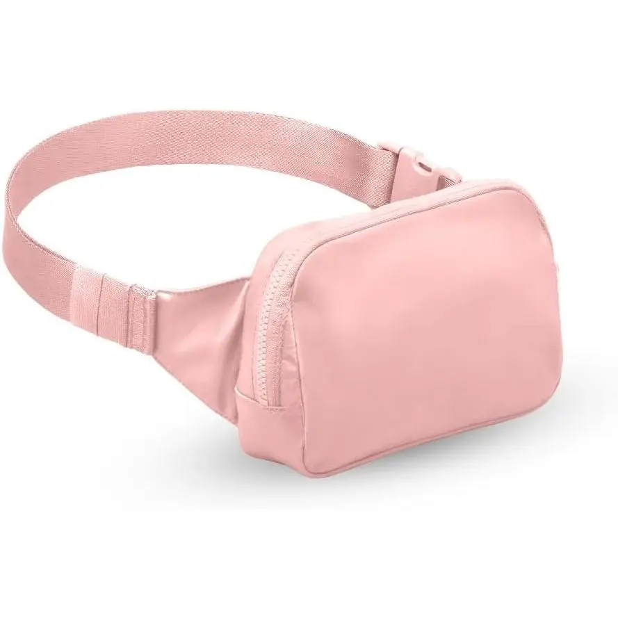 1L Everywhere Belt Bag for Women Teen Girls Boys, Small Fanny Pack with Adjustable Belt 53",  Bag with Multiple Pockets, Crossbody Bag for Travel Gym Running Hiking Cycling,