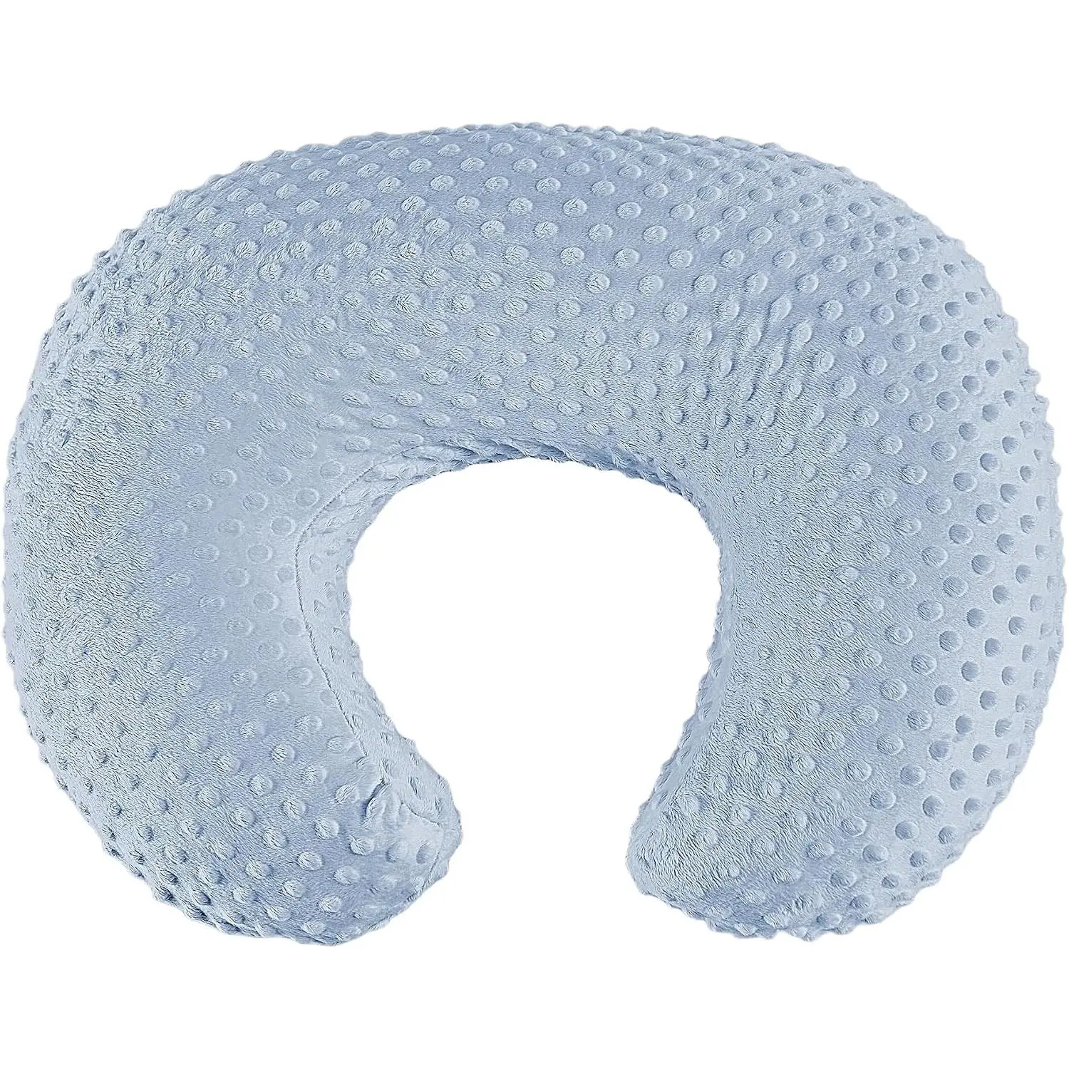 Ergonomic Nursing Pillow for Breastfeeding and Bottle Feeding with Removable Cover – Comfortable Support for Mom and Baby, Blue(Gift)
