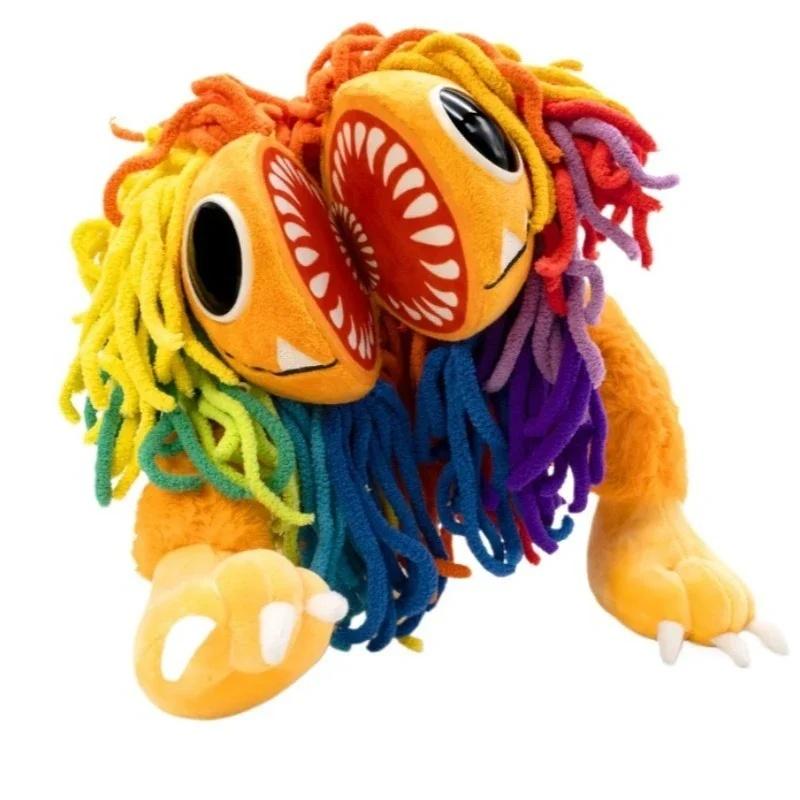 25cm Yarnaby Plush Nightmare Critters Doll Colorful Lion Smile Bedroom Sofa Decora Pillow PP Cotton Birthday Gifts Toys for Kids