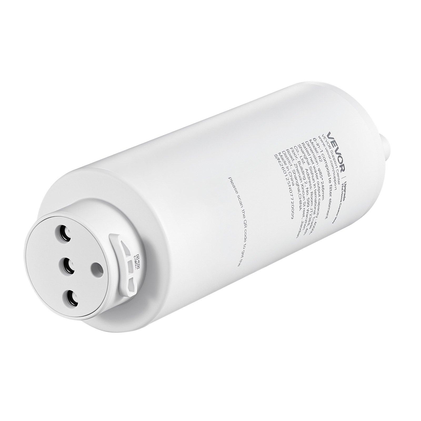 VEVOR 6-Stage RO Composite Filter – Reverse Osmosis Water Filter Cartridge Replacement, Blocks Impurities & Adsorbs Odors, Compatible with VEVOR X811B Ice Maker Water Dispenser