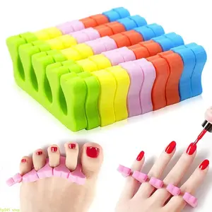 Women's Reusable Soft Foam Toe Separators (20-100 Pcs, Multicolor) - Nail Art Supplies, Convenient Pedicure Spacers, Polish Application Grooming Tool, Household Salon Care Accessory