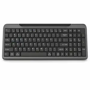 2.4g Wireless & Bluetooth-compatible Dual Mode Keyboard, Full Size Silent with Numeric Keypad, Rechargeable, Compatible with Windows MAC Android