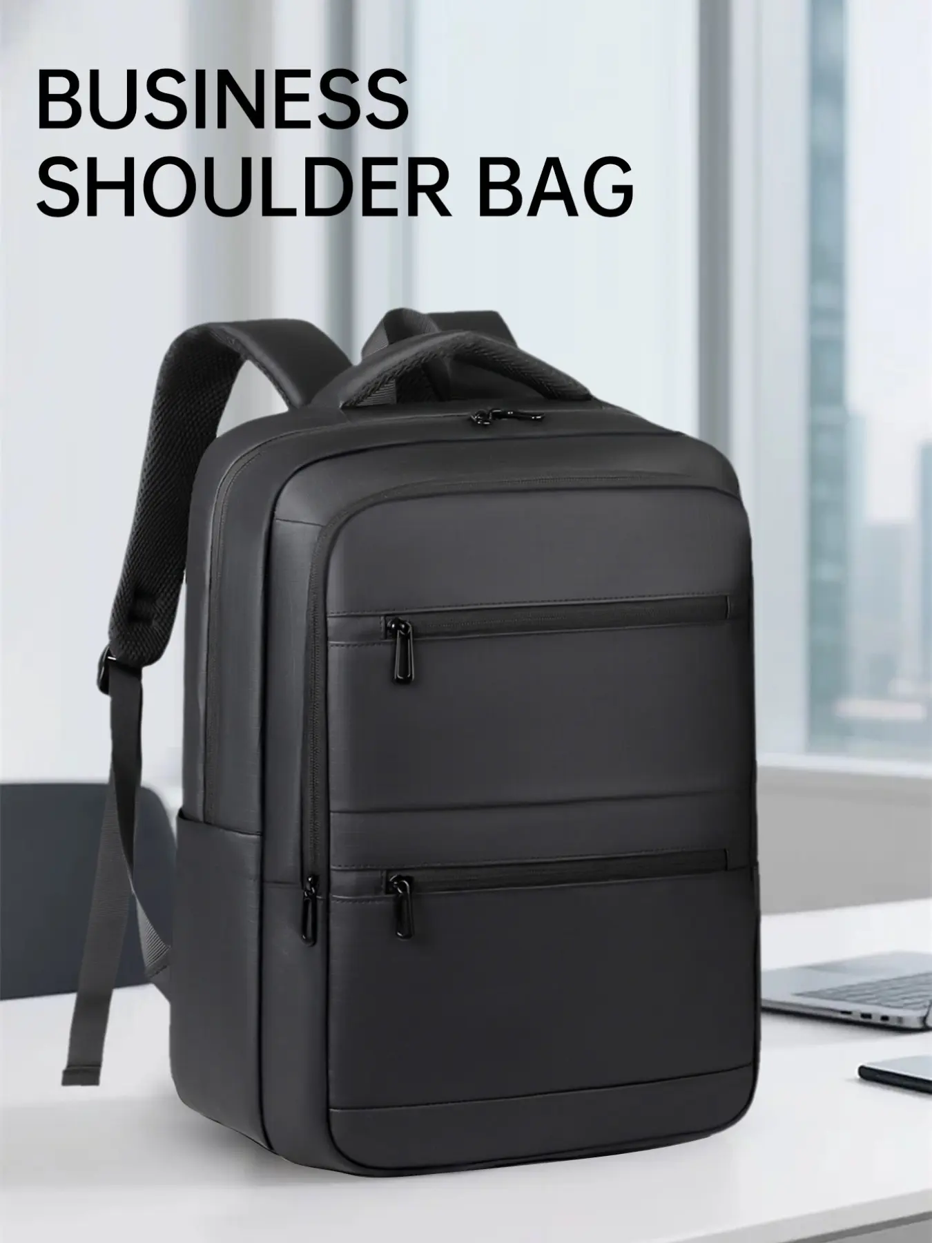 Suitable for Ryanair/EasyJet: 17.75 x 12.2 x 7.00 inch cabin bag/backpack, travel backpack/airline backpack/recreational backpack, suitable for outdoor and business use, adjustable shoulder straps, zipper closure, 14-inch laptop compartment
