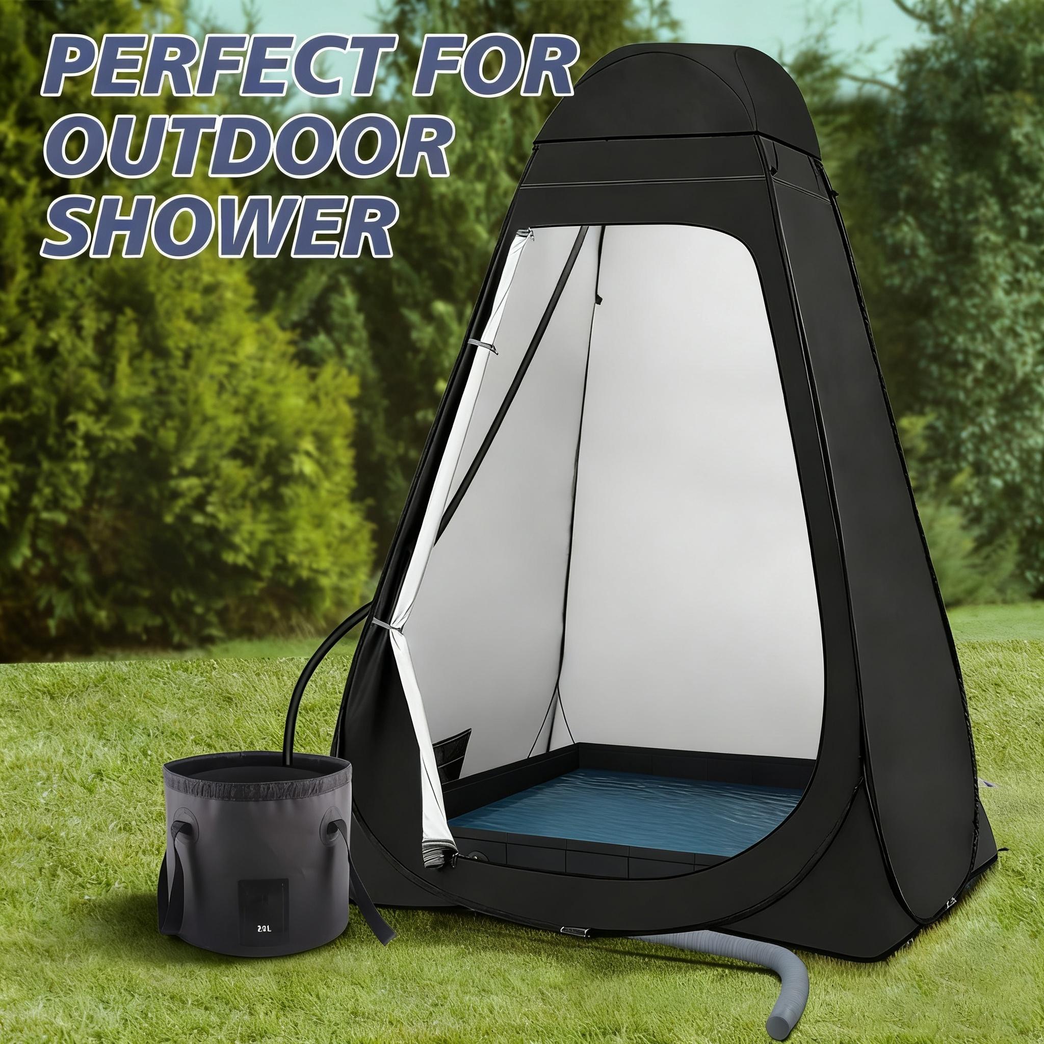 Foldable portable shower tray, camping outdoor shower room, fishing storage basin, collapsible shower pool, RV outdoor shower base, camping shower tent, pet bathing