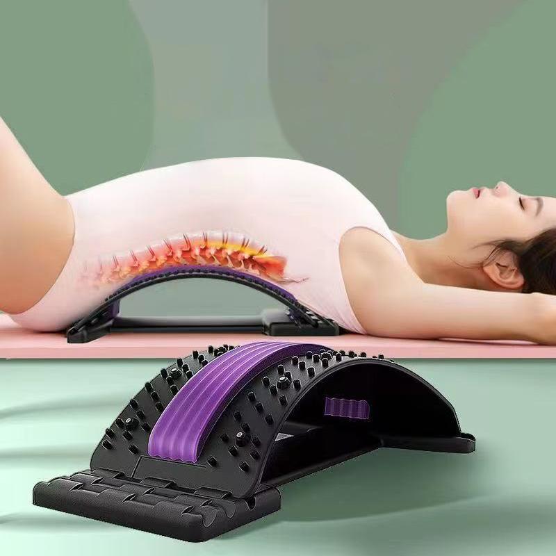 4-Level Adjustable Back Stretcher - Relieves Pain Instantly, Decompresses Spine & Relaxes Muscles.pain relief device