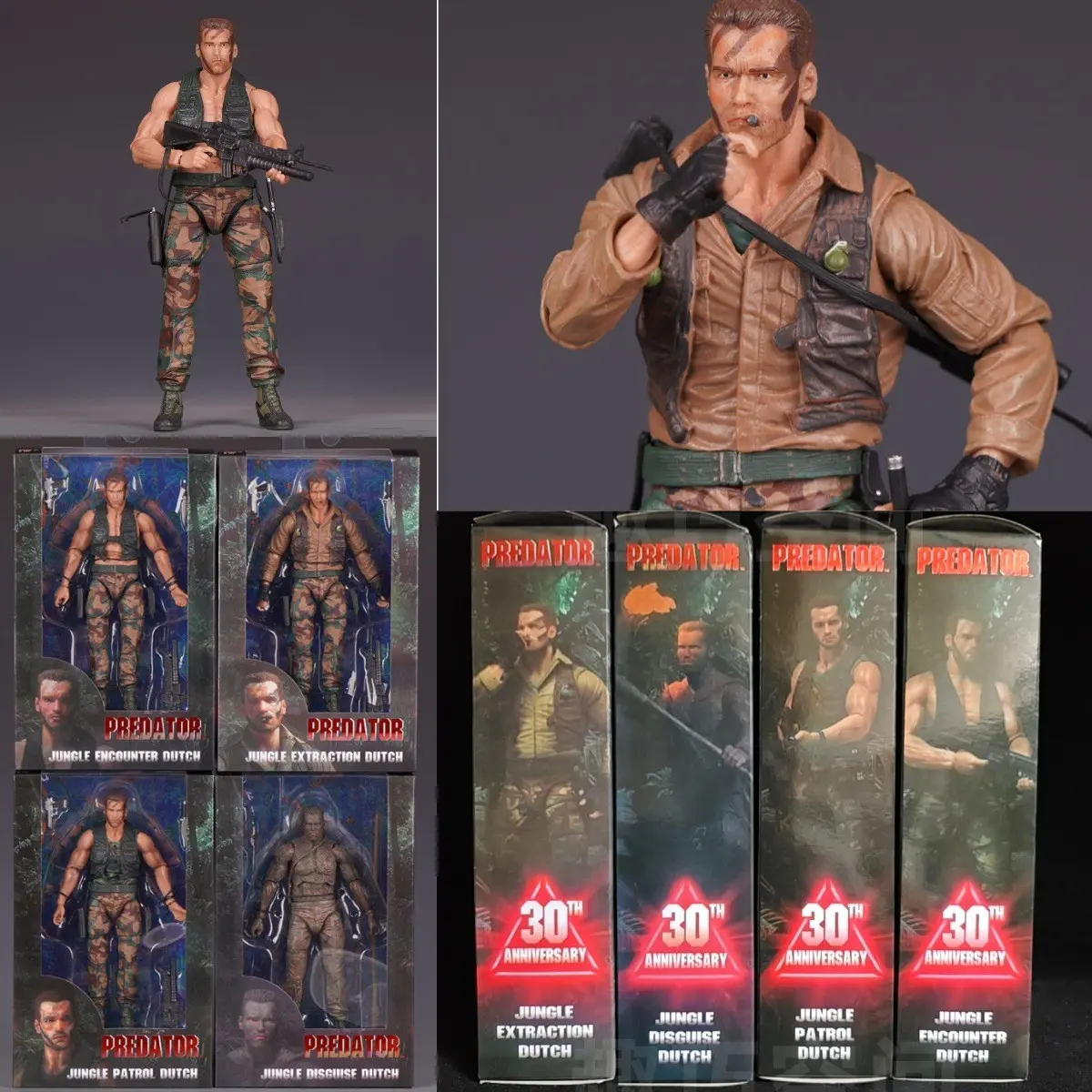 Neca Iron Man 30th Anniversary Arnold Schwarzenegger Smoking Mud Hand Model, Collectible Figure, Party Gift, Halloween Present