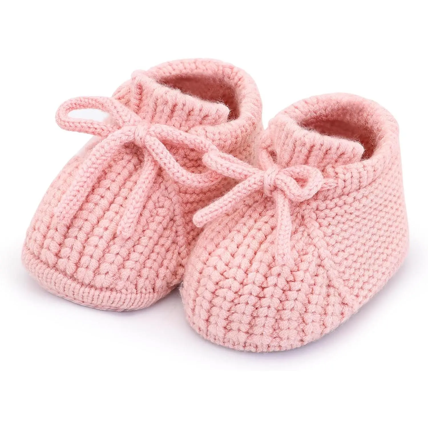 Baby Girl Booties Newborn Knit Crib Shoes Infant Bunny Booties New Born Boy First Walking Shoes Cozy Warm
